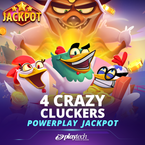 4 Crazy Cluckers PowerPlay Jackpot