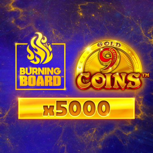 9 Coins Gold Burning Board